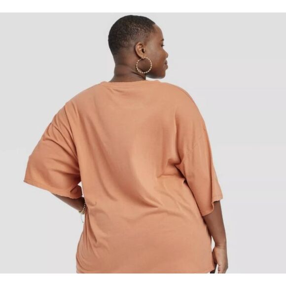 Distressed Women's Van Halen Oversized Graphic T-Shirt with Holes - Small - Picture 3 of 4